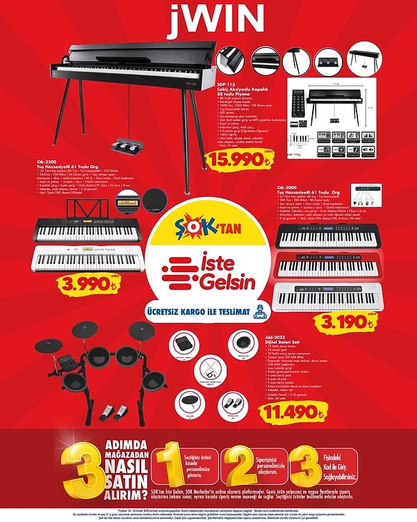 Dijital Bateri Seti 11.490 TL