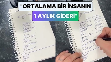Yeni Asgari Ücretle Geçinmek Mümkün mü? Bir Vatandaş Ortalama Bir İnsanın Aylık Giderini Hesapladı