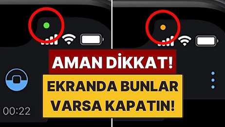 Telefonda Ekranın Üstünde Çıkan Yeşil Nokta Ne Anlama Geliyor?