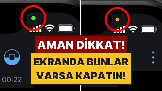 Telefonda Ekranın Üstünde Çıkan Yeşil Nokta Ne Anlama Geliyor?