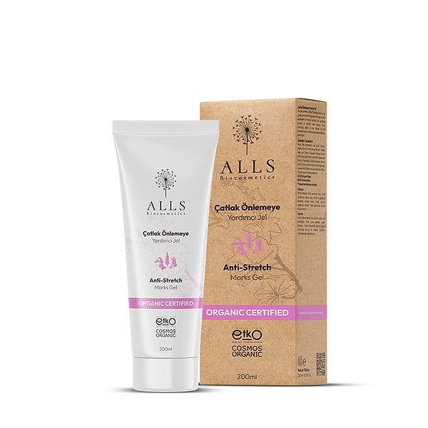 Alls Biocosmetics Organik Anti Stretch Mark Çatlak Önlemeye Yardımcı Jel 200 ml