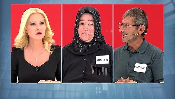 2. 8 gündür kayıp olan Sümeyye Taş, Müge Anlı aracılığıyla bulunarak yayına katıldı.