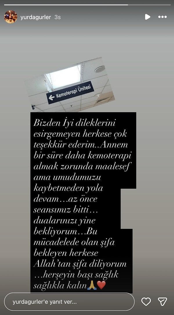 Son olarak Özcan Deniz’in annesi Kadriye Deniz’in, Eylül ayından bu yana kemoterapi tedavisi gördüğü öğrenildi.