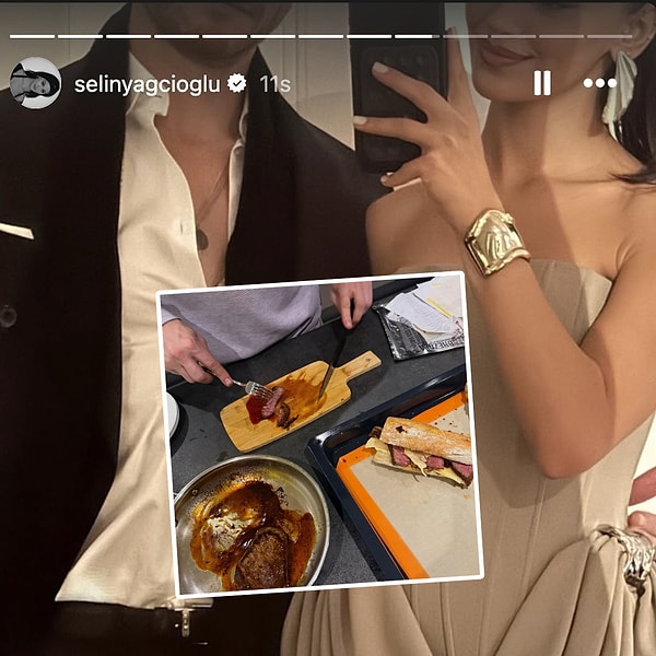 Selin Yağcıoğlu'nun Instagram hesabından paylaştığı boydan pozla aşk doğrulanmış, hatta duyurulmuştu.