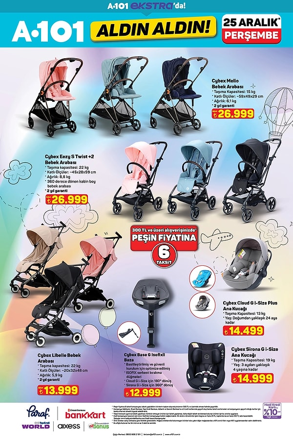 Cybex Bebek Arabası ve Anne Kucağı Çeşitleri