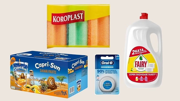 Süpermarket ürünlerinde 4 al 3 öde fırsatını kaçırma!