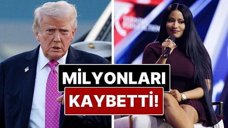 Trump'ı Yerlere Göklere Sığdıramayan Nicki Minaj Instagram'da Bir Günde 10 Milyon Takipçi Kaybetti!