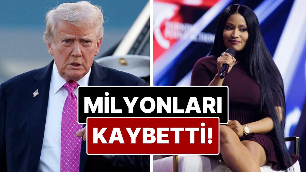 Trump'ı Yerlere Göklere Sığdıramayan Nicki Minaj Instagram'da Bir Günde 10 Milyon Takipçi Kaybetti!