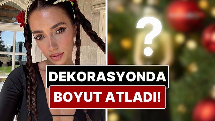 Yılbaşı Dekorasyonunda Boyut Atladı: Rachel Araz'ın Ağaç Süslemelerindeki Detay Ağızları Açık Bıraktı