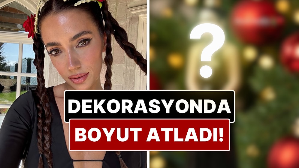 Yılbaşı Dekorasyonunda Boyut Atladı: Rachel Araz'ın Ağaç Süslemelerindeki Detay Ağızları Açık Bıraktı