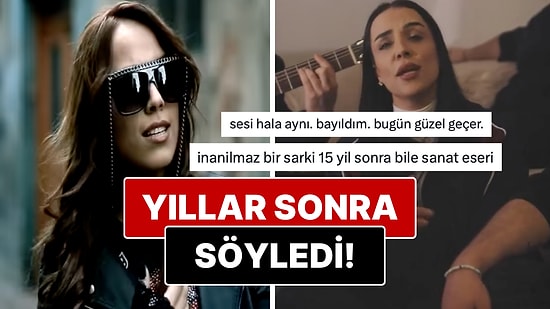 Seda Tripkolic “Gözlerinin Yeşilini Özledim” Şarkısını 15 Yıl Sonra Yeniden Söyledi