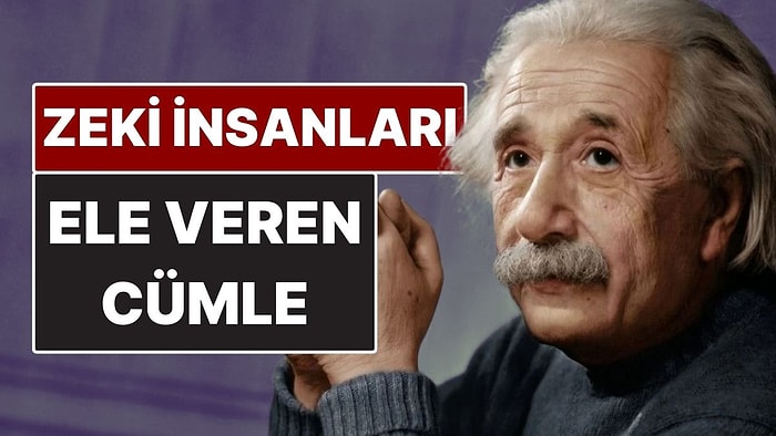 Zeki İnsanları Tek Cümlede Ele Veren Detay: Zihinsel Gücü Gösteriyor