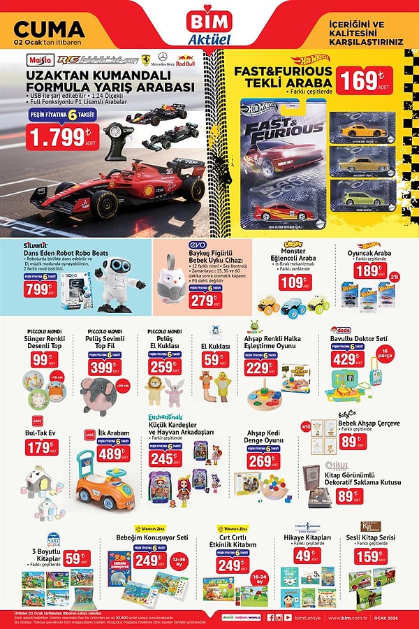 Uzaktan Kumandalı Formula Yarış Arabası 1.799 TL