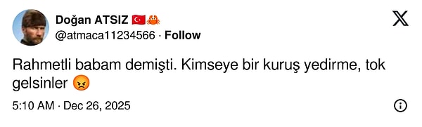 Vasiyetlerini yerine getirenler de...