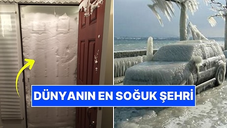 Dünyanın En Soğuk Şehri: Kar Yağışı Evleri Gömdü, Hava Sıcaklığı -56 Dereceye Düştü!