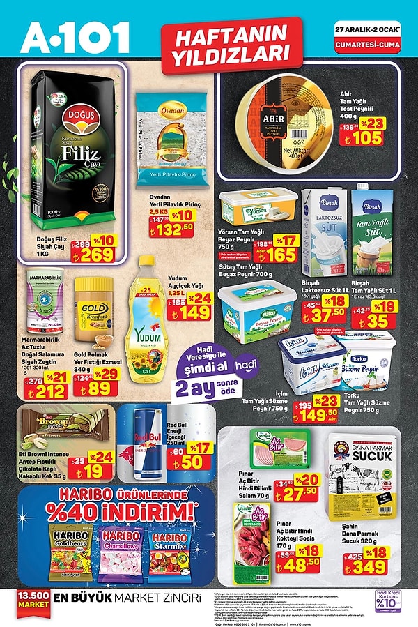 Doğuş Filiz Siyah Çay 1 Kg 269 TL