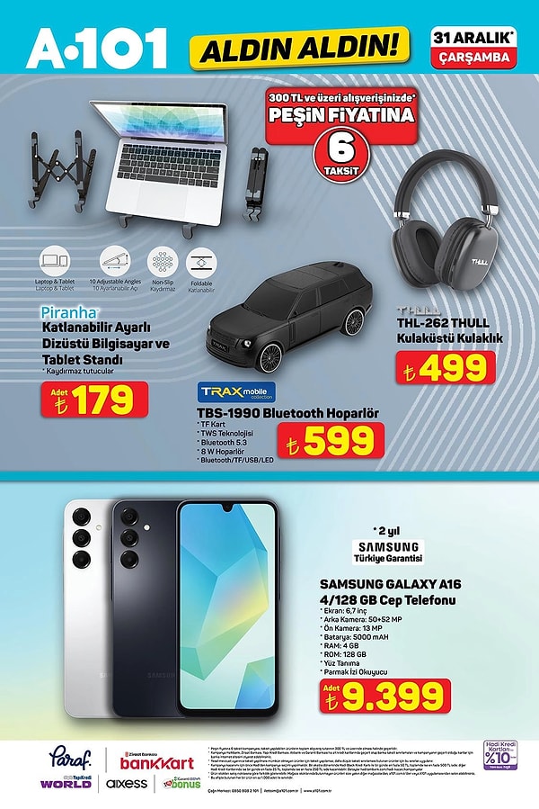 Piranha Katlanabilir Ayarlı Dizüstü Bilgisayar ve Tablet Standı 179 TL