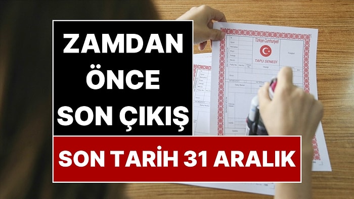 Ev Alıp Satacakları İlgilendiriyor! Tapu Sahiplerine 1 Ocak 2026 Uyarısı