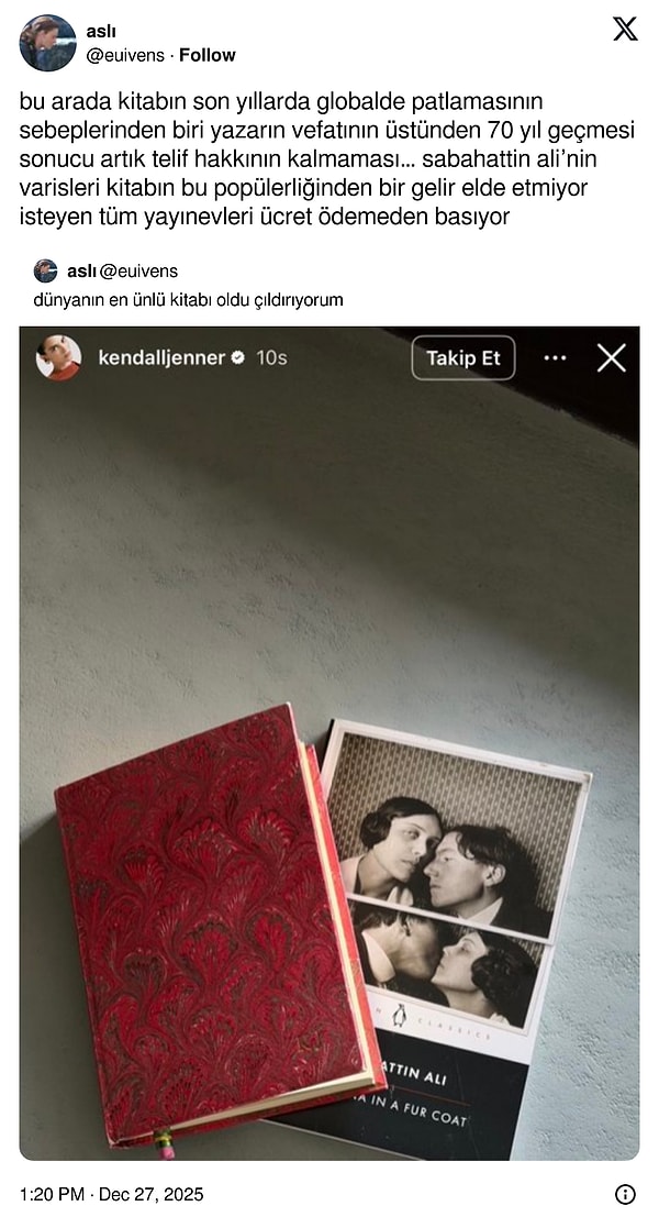 Elbette bir de telif hakları meselesi var.