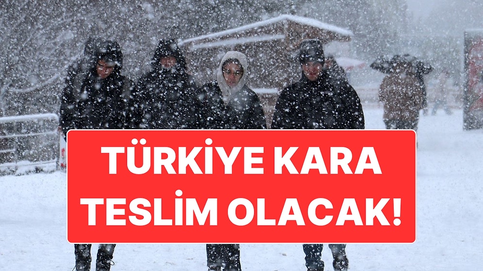 Türkiye Kara Teslim: Sıcaklıklar Mevsim Normallerinin Altına İndi