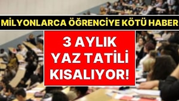 YÖK Başkanı Erol Özvar, üniversite eğitimini 4 yıldan 3 yıla indirecek yeni sistemi duyurdu.