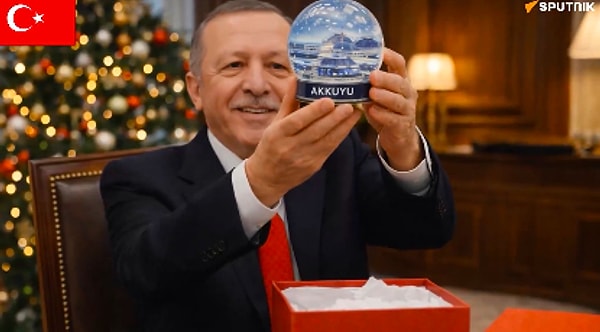 Cumhurbaşkanı Erdoğan'a Akkuyu Nükleer Santrali hediyesi...