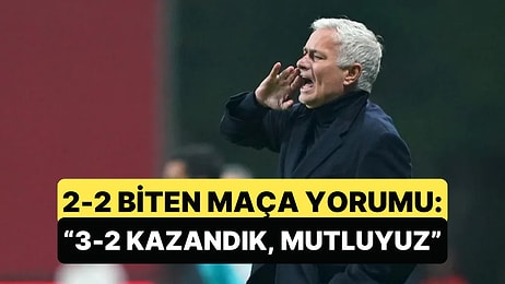 Jose Mourinho, Portekiz'de de Demeçlerine Devam Ediyor: Berabere Biten Maça "Kazandık" Dedi