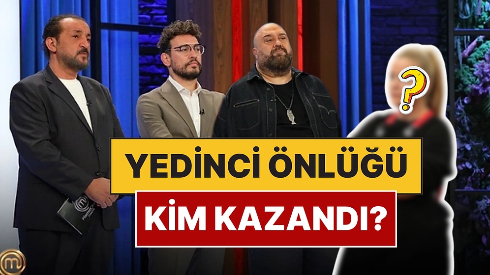 28 Aralık Pazar MasterChef Altın Kupa'da Yedinci Altın Önlük Kimin Oldu? 7. Altın Önlüğü Kim Aldı?
