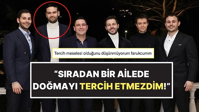 Faruk Sabancı'nın "Sıradan Bir Ailede Doğmayı Tercih Etmezdim" Sözleri Sosyal Medyayı Karıştırdı