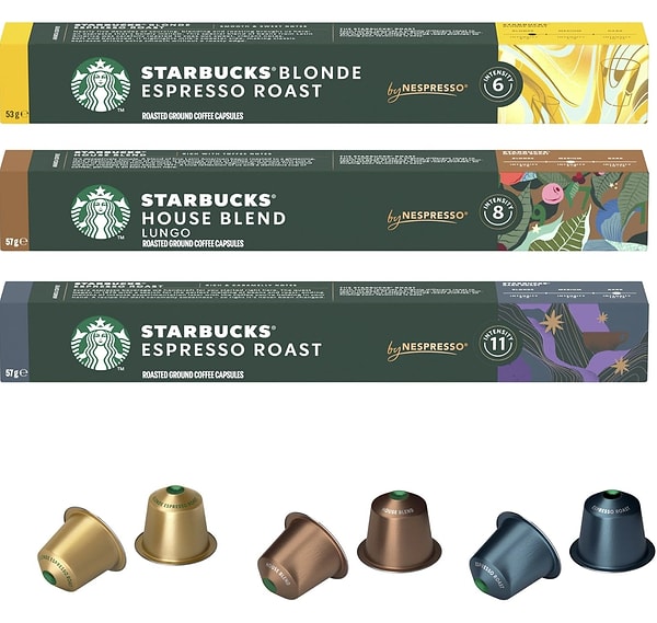 Kahve tutkunlarının vazgeçilmezi Starbucks By Nespresso Kapsül Kahve Seti, bugün fırsat fiyatıyla sepete eklemelik!