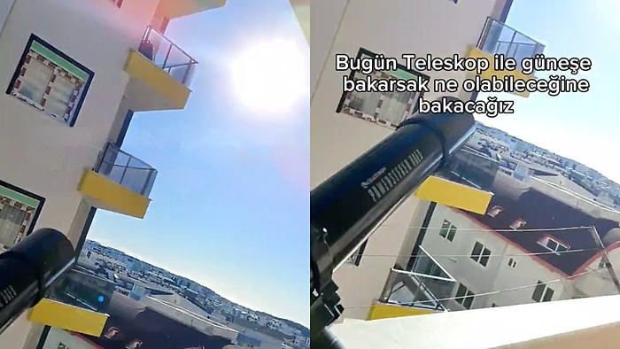Intriguing Experiment: What Happens When We Look at the Sun Through a Telescope?