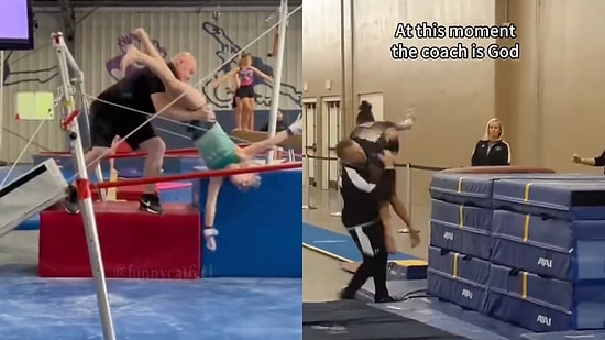 Instances When Gymnastics Coaches Displayed Remarkable Reflexes to Save Their Students
