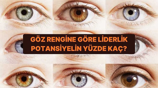 Göz Rengine Göre Liderlik Potansiyelin Yüzde Kaç?