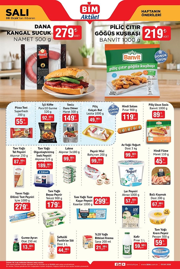 Namet Dana Kangal Sucuk 500 gr 279 TL