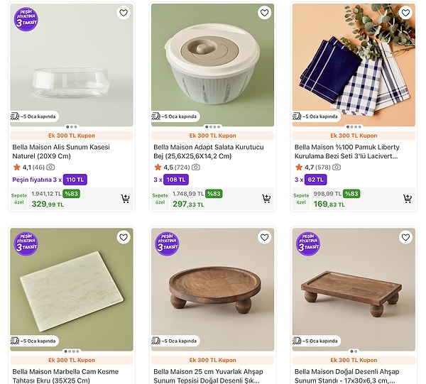 Evini yenilemek isteyenler için Bella Maison ürünlerinde büyük indirim fırsatı var!