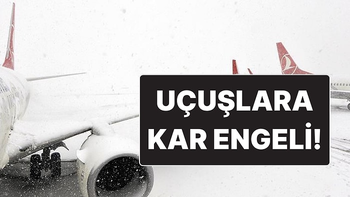 Türk Hava Yolları’nın Seferlerine Kar Engeli: 61 Sefer Karşılıklı İptal Oldu