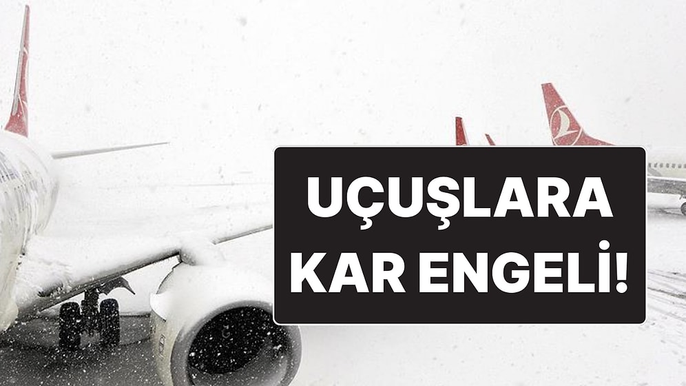 Türk Hava Yolları’nın Seferlerine Kar Engeli: 61 Sefer Karşılıklı İptal Oldu