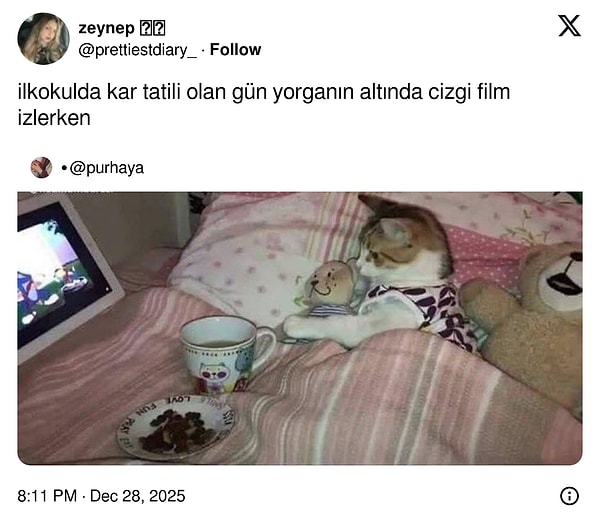 Tam olarak böyle oluyorduk;