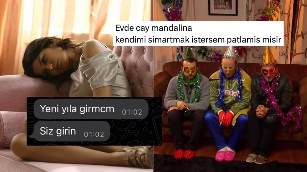 Yılbaşı Gecesindeki Plansızlıklarını Anlatıp Garip Hallerine Güldürenler