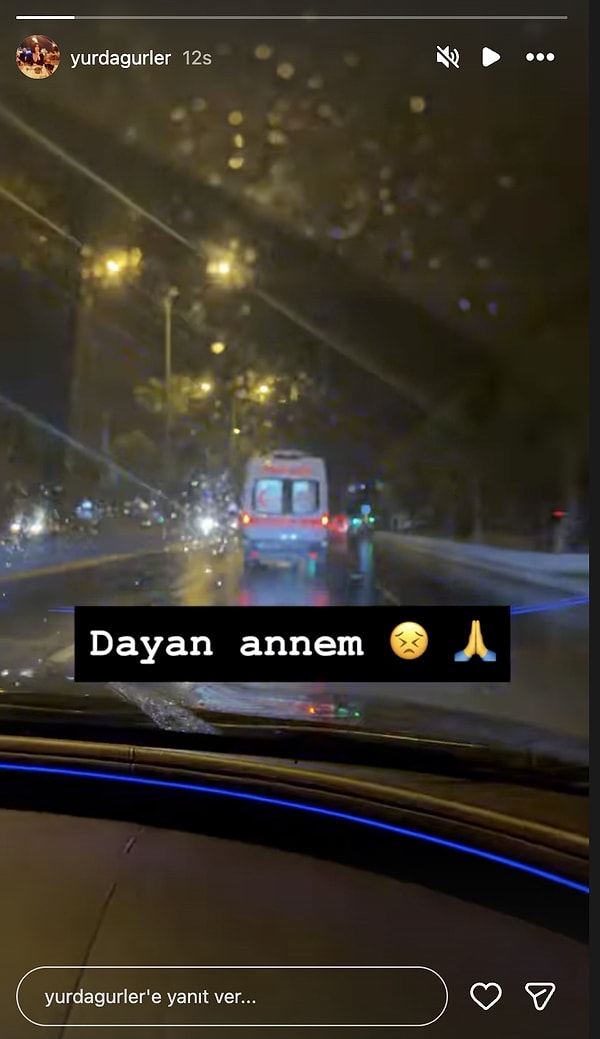 Son olarak Kadriye Deniz'in dün gece saatlerinde ambulansla hastaneye götürüldüğü ortaya çıktı.
