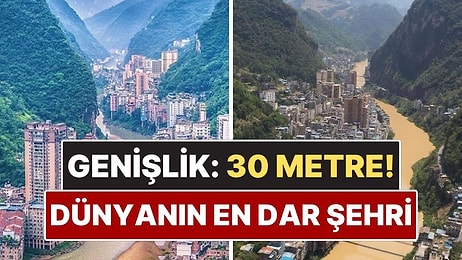 Genişliği Yalnızca 30 Metre! Dünyanın En Dar Şehri Ünvanını Elinde Tutuyor