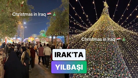 Her Yer Işıl Işıl: Irak'ta Yeni Yıl İçin Yapılan Yılbaşı Süslemeleri Sosyal Medyada Viral Oldu