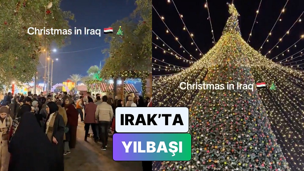 Her Yer Işıl Işıl: Irak'ta Yeni Yıl İçin Yapılan Yılbaşı Süslemeleri Sosyal Medyada Viral Oldu