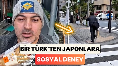 Japonya'da Yaşayan Bir Türk Yere Çöp Bırakarak Japonlara Sosyal Deney Yaptı