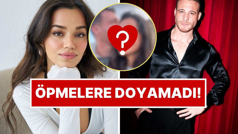 2025'e Romantik Veda: Kerem Bürsin Biricik Sevgilisi Selin Yağcıoğlu'nu Öpmelere Doyamadı!