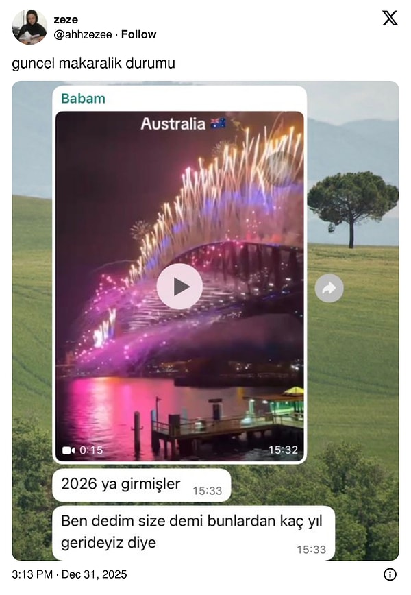 Seneye görüşürüz esprisi de yapıldıysa tamam bu iş.