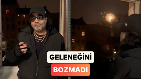 Geleneğini Bozmadı: Killa Hakan 2026 Yılına da Havaya Ateş Ederek Girdi