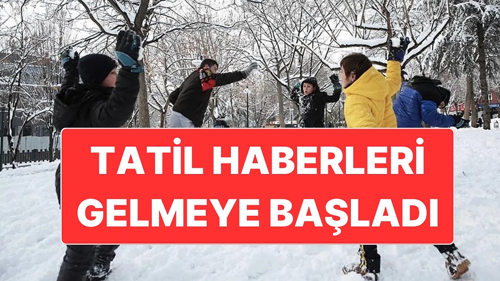 Kar Tatili Haberleri Gelmeye Başladı: İstanbul’da Okullar Tatil Olur mu?