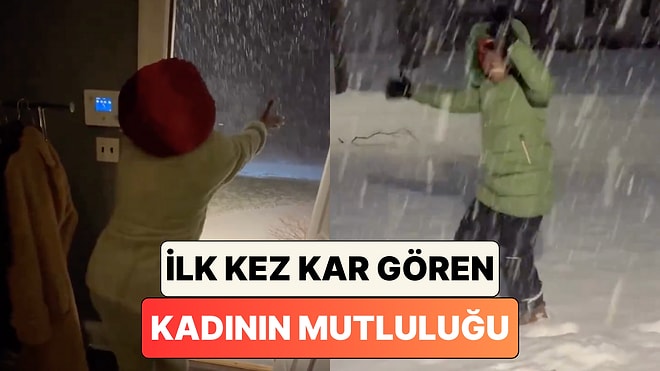 Çocukluğuna Döndü: Hayatında İlk Defa Kar Gören Jamaikalı Kadının Mutluluğunu İzlerken Siz de Neşeleneceksiniz