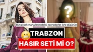 Hande Erçel'in Trabzon Hasır Setinden Hallice Şalvarlı Yılbaşı Kombini X'te Olay Oldu!